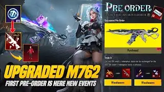 😱 Free Upgraded M762 PRE-ORDER Event And Free M16A4 New Crate For Lucky Coins | PUBGM
