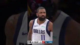 A one-hand alley-oop dunk 😳 Kyrie Irving shows off his bounce! ⚡ #MFFL #nba #2k24 #luka #lukamagic