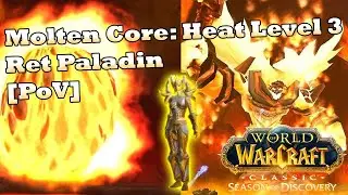 Molten Core Heat 3: Ret Paladin Twistadin Gameplay [WoW SoD Phase 4]