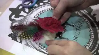 Scrap Time - Ep. 598 - Making a Flower with Rhonna Farrer at CHA!