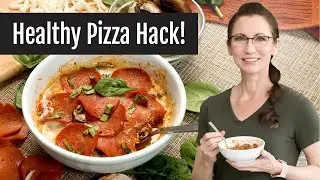 BEST Cottage Cheese Pizza Bowl Low Carb Viral Recipe
