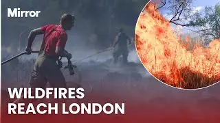 Firefighters race to East London blaze as heatwave intensifies