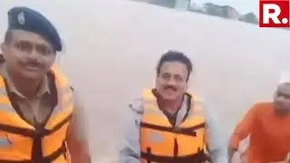 Maharashtra Water Minister Takes Selfie Video While Undertaking Flood Survey In State
