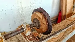 ⭕ Cukup Mehong...Cara Membuat Mangkuk Kayu Sono Keling - Bubut Kayu
