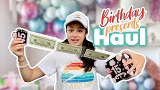 15th BIRTHDAY HAUL SHOWDOWN Gifts vs Experience!