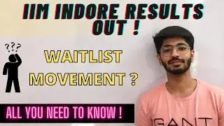 IIM Indore IPMAT result 2021-2026 | Waitlist movement ? | IPM Indore 2021