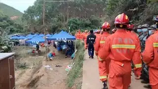Exclusive: Search and rescue work underway at MU5735 crash site