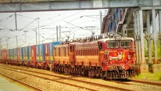 Twins WAG-5 HA Push Concor Container Goods Train