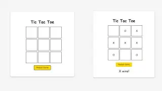 How to make Tic Tac Toe game with HTML, CSS & JS