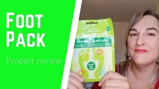 Beautifully scrumptious foot pack product review from #poundland_uk
