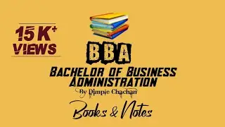 BBA 1st year Books