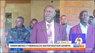 Sameta PAG church donate land to Kisii county government for construction of a hospital