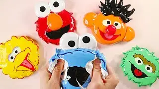 Sesame Street clay cracking ASMR #44
