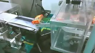 Cereal bar cartoning machine linear type cartoner