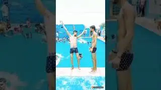 #shorts #reel #videos 📹🎥 #swimming 🏊 #pool #enjoy ❤#with #friends 👭👬👫 #riski