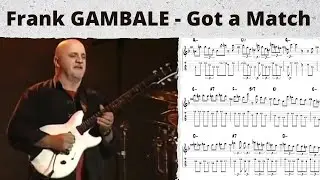 Frank Gambale - Got a Match - Transcription
