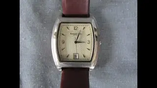 Kenneth Cole KC1011 32mm Tonneau shaped quartz watch - see below video for more info/specs