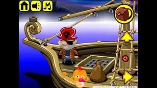 Monkey Go Happy Stage 314 Pirate Shark Walkthrough [PencilKids]