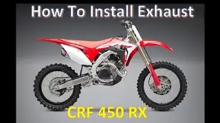 2019 Honda CRF 450RX - How to Install Yoshimura Full System Exhaust