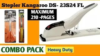 Kangaroo DS- 23S24 FL (Heavy duty stepler) Big stapler,UPTO 210 PAGES