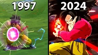 Evolution Of Super Saiyan 4 Goku Kamehameha X10 (1997-2024)