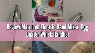 Review Marouom Electric Hand Mixer, Egg Beater Whisk Handheld,5 Speed Portable Small Blenders, Cake