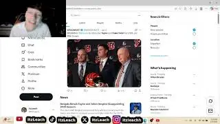 Leach reacts TO Bengals TO Retain Zac Taylor & Duke Tobin for 2026 Season! | January 5, 2026!