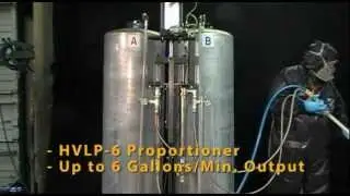 SPI New HVLP-6 Polyurethane Foam Proportioner.mp4