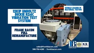 Fully Reconditioned Unholtz Dickie Model R24 Vibration Test System with Slip Table