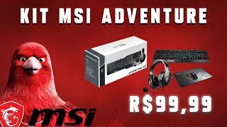 KIT GAMER MSI ADVENTURE da PICHAU - Custo x Benef&iacute;cio por R$100!