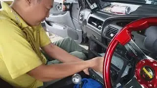 Proton Wira pasang android 10 inci dan reverse camera | hd habis???
