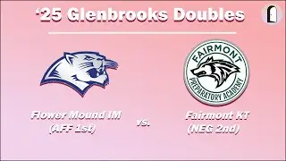 2024 Glenbrooks Doubles | Flower Mound IM (AFF 1st) vs Fairmont KT (NEG 2nd) | Tech PF Debate