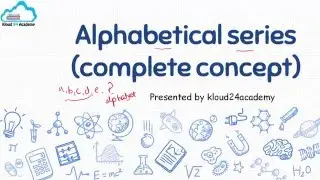 Alphabetical series Complete Concept with Shortcuts & Tricks
