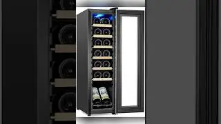 14 Bottle Compressor Wine Cooler, Wine Cellar with Adjustable Temp Control, Freestanding Beverage...