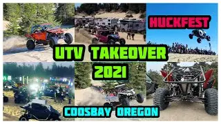 UTV Takeover 2021 Huckfest Coos Bay Oregon, Unlimited drags, night ride