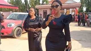 Nana Ama Mcbrown's Arrival at Borga Silvia's Sister Cynthia's Funeral, Akwaboah's Band Hwɛ Mebi Nako