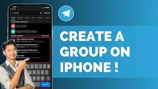 How To Create Group in Telegram iPhone | Make Invite Link And Share !