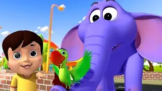 Hathi Raja Kahan Chale |Hindi Rhymes For Kids| हाथी राजा कहाँ चले | NooNoo kids - Hindi