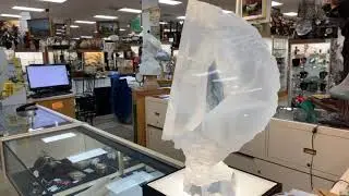Michael Wilkinson Lucite sculpture at Gannons Antiques