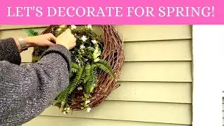 Home Tour while I get ready for spring with home Decorating and easy DIY projects
