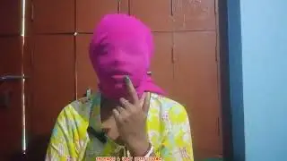 Singel Layer Face Cover Wet With Tongue Play Challenge #video #viralvideo 😂😅