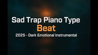 Sad Trap Piano Type Beat 2025 | Dark Emotional Instrumental | Atmospheric Emo Rap Beat