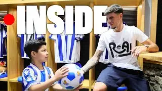 INSIDE | Javi L&oacute;pez, con su nueva familia | Real Sociedad