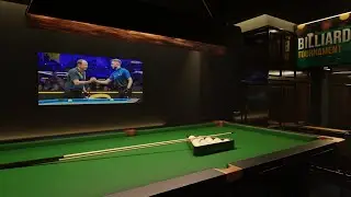 Billiard Room 3D Set 3D model
