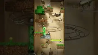 Marbles Play the Iconic MINECRAFT Song (Sweden)
