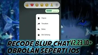 UPDATE RECODE BLUR CHAT SEPERTI IOS 2.23.10+ VIA MT MANAGER