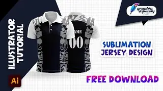 How to Design Sublimation Jersey | Adobe Illustrator | Tutorial | Sublimation Printing