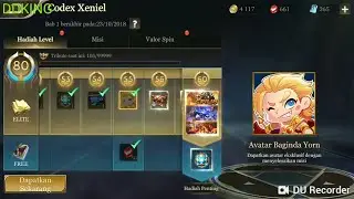Seseruan Buka codex xeniel level 80. Hadiahnya banyak Hero dan skin baru.