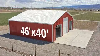 46x40 Three-Bay Steel Building - Perfect RV & Vehicle Storage in Colorado