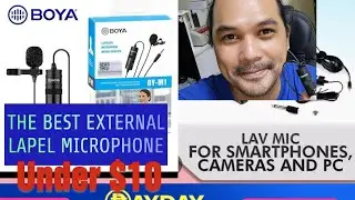 BOYA BY-M1 Real Life Sound Test || Best Lavalier External Microphone Under $10 Cheap Clear Sounding